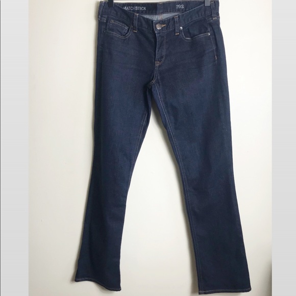 J. CREW-  Matchstick Dark Denim Jeans - Picture 2 of 6